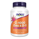 Vitamin C-1000 Zinc & Vitamin D-3 100 VegCaps by Now Foods