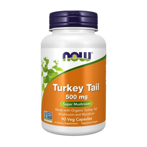 Now Foods, Turkey Tail, 500 mg, 90 VegCaps Now Foods
