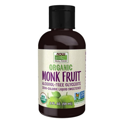 Now Foods, Org Monk Fruit Glycerite Liquid, 2 Oz