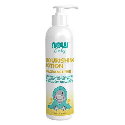 Now Foods, Nourishing Baby Lotion Fragrance Free, 8 Oz