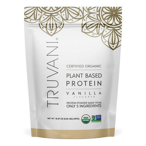 Truvani, Organic Plant Protein Powder Vanilla, 10.47 Oz