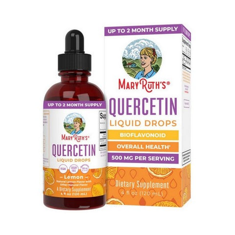 MaryRuth's, Organic Quercetin Liquid Drops, Lemon, 4 Oz