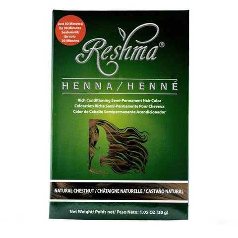 Reshma Beauty, Natural Chestnut Semi Permanent Hair Color, 1.05 Oz Reshma Beauty