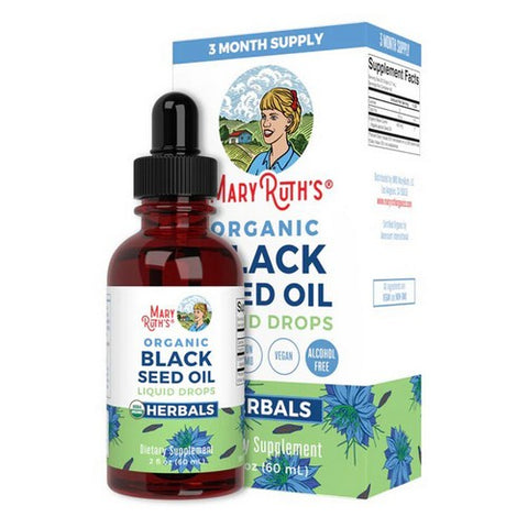 Organic Black Seed Oil Liquid Drops 2 Oz by MaryRuth's