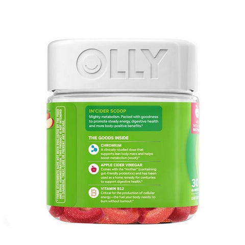 Olly, Metabolism Rings Snappy Apple, 30 Gummies
