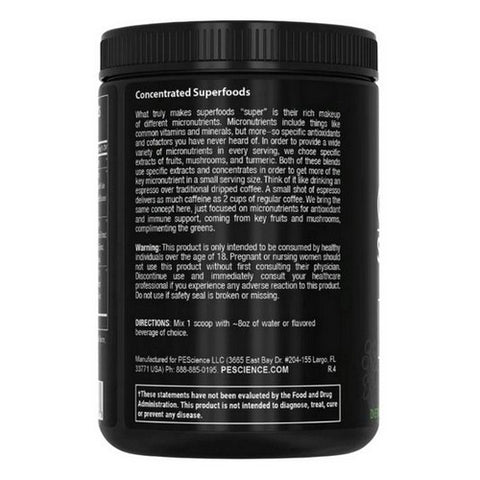 Pescience, Greens And Superfoods Powder Chocolate, 10.2 Oz