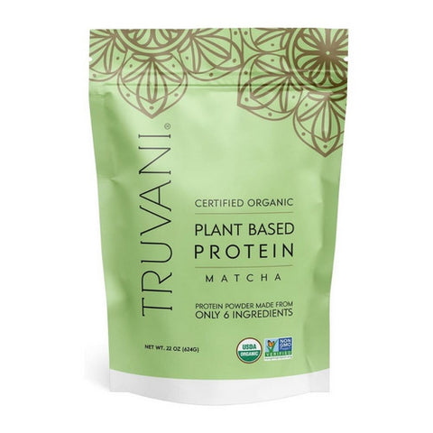 Truvani, Organic Plant Based Protein Matcha, 22 Oz