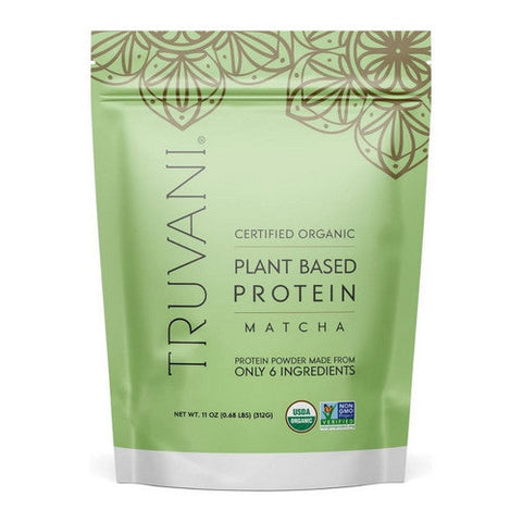 Truvani, Organic Plant Based Protein Powder Matcha, 312 Grams Truvani