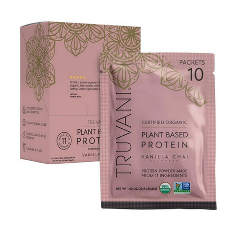 Truvani, Organic Plant Based Protein Vanilla Chai, 10.8 Oz
