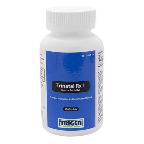 Trigen, Trinatal Rx 1, 100 Tabs
