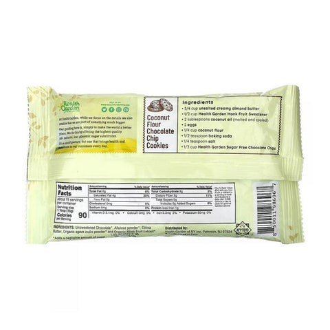 Health Garden, Allulose Monk Fruit Chocolate Chips, 8 Oz