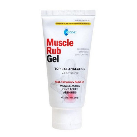 Globe, Muscle Rub GeL, 3 Oz