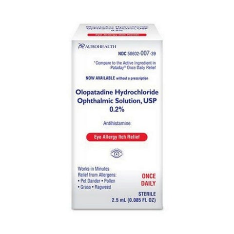 Olopatadine Hydrochloride Ophthalmic Solution 2.5 mL by Auro Health