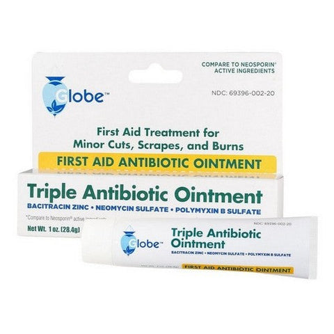 Globe, Triple Antibiotic First Aid Ointment, 1 Oz Globe