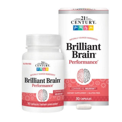 21st Century, Brilliant Brain Performance, 30 Caps 21st Century