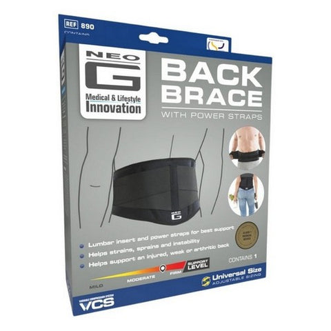 Neo-G, Back Brace With Strap, 1 Count