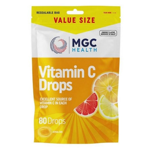 Mgc Health, Cough Drpos Assorted Citrus + Vitamin C Flavor, 80 Drops Mgc Health