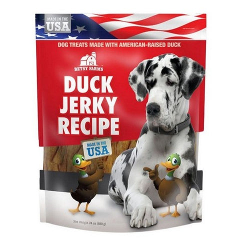 Betsy Farms, Dog Jerky Duck, 24 Oz