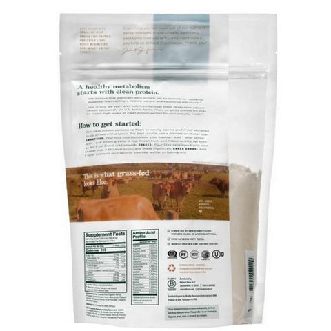 Natural Force, Organic Grass Fed Whey Vanilla, 16 Oz