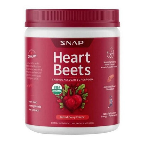 Snap Supplements, Heart Beets Powder, 8.8 Oz