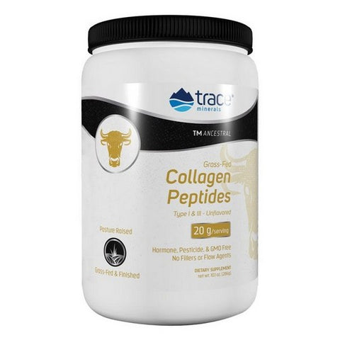 Trace Minerals, Collagen Peptides Type I & III Grass-Fed, 286 Grams