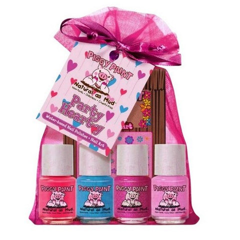 Piggy Paint, Party Heart Y Nail Polish Gift Set, 1 Count