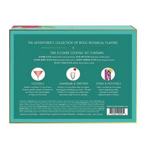 The Humble Co, Floral Elixir The Botanist Floral Cocktail Kit, 5 Count (2 Oz)