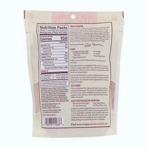 Bobs Red Mill, Gluten-Free Chocolate Cake Mix, 16 Oz Bobs Red Mill