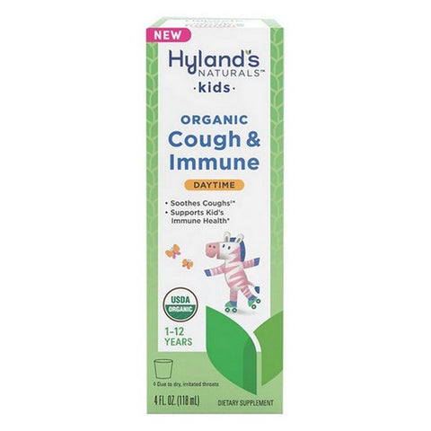 Hylands, Kids Organic Cough And Immune Daytime, 4 Oz