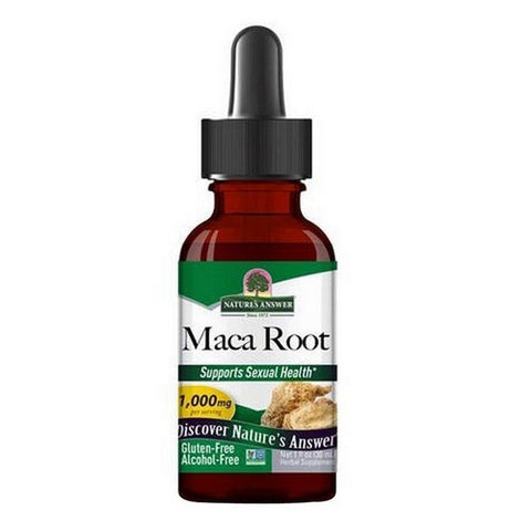 Nature's Answer, Maca Root Alcohol Free, 1 Oz