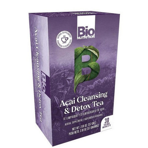 Bio Nutrition, Acai Cleansing And Detox Tea, 30 Count