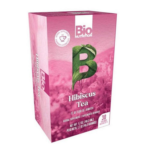 Bio Nutrition Inc, Hibiscus Tea, 30 Count