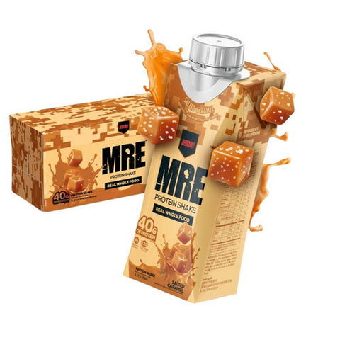 JST WRK Energy, MRE Protein Shake Salted Caramel, 12 Count
