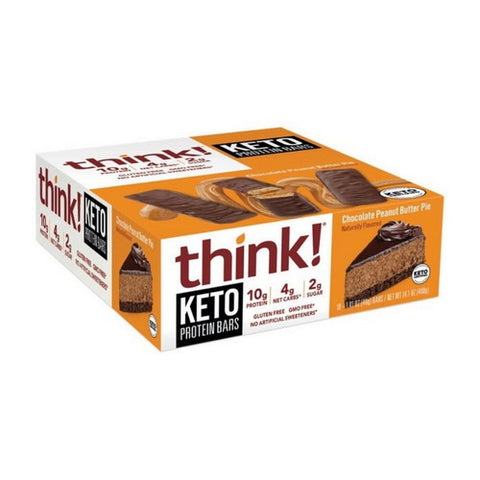 Pure Protein, Keto Delight Chocolate Peanut Butter Pie Bar, 10 Count