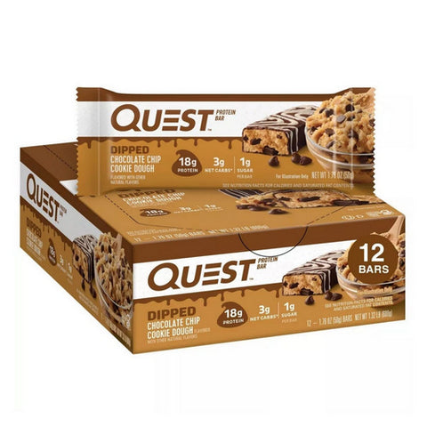 Dipped Chocolate Chip Cookie Dough 12 Count by Pure Protein