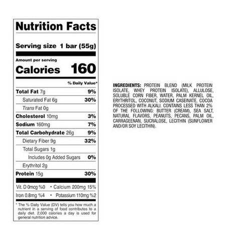 Pure Protein, Crispy Chocolate Coconut Hero Protein Bar, 12 Count Pure Protein