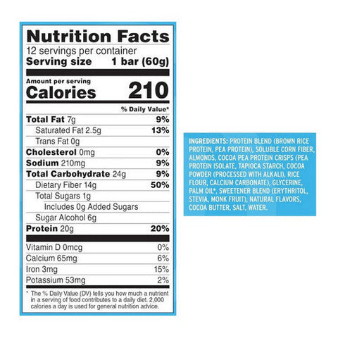 Pure Protein, High protein Bar Cookies And Cream, 12 Count Pure Protein