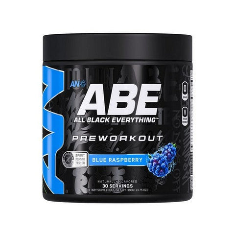 ABE, Ultimate Pre Workout Blue Razz, 390 Grams