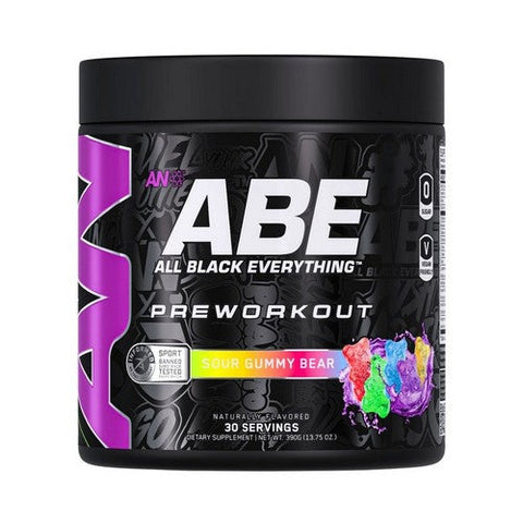ABE, Ultimate Pre Workout Sour Gummy Bear, 390 Grams