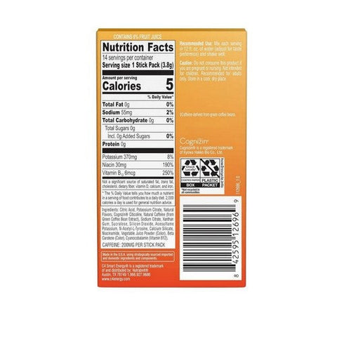 Cellucor, C4 Smart Energy Peach Mango, 14 Count Cellucor