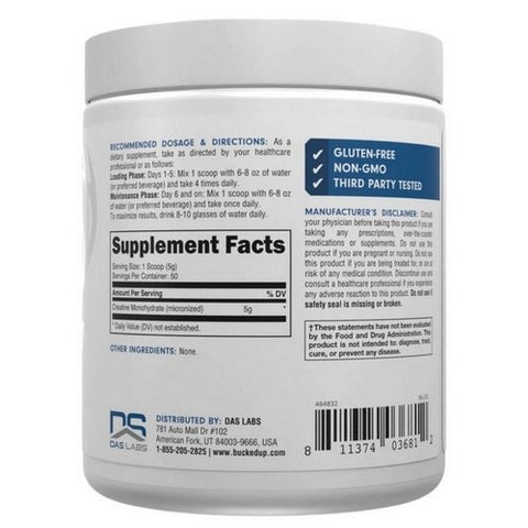 Bucked Up, Creatine Micro Mono, 250 Grams