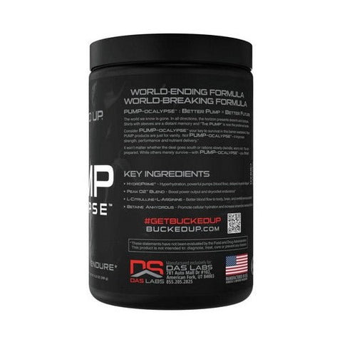 Bucked Up, Pump Ocalypse Blood Raz, 12.3 Oz Bucked Up
