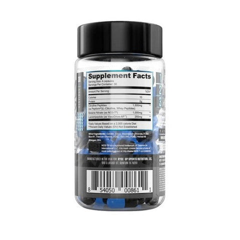 Ryse Supplements, Pump Cap Max Project Blackout, 120 Caps Ryse Supplements