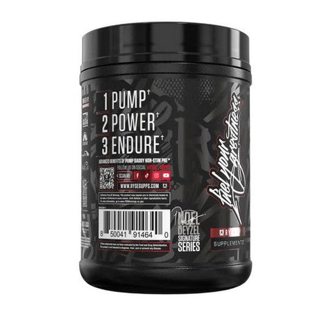 Ryse Supplements, Pump Daddy V2 Non Stim Pre-Workout Blue Raspberry, 650 Grams Ryse Supplements