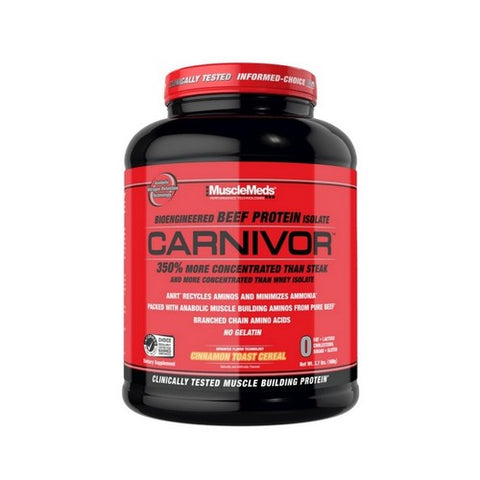 Muscle Meds, MuscleMeds Carnivor Original Cinnamon Toast, 4 Lbs Muscle Meds