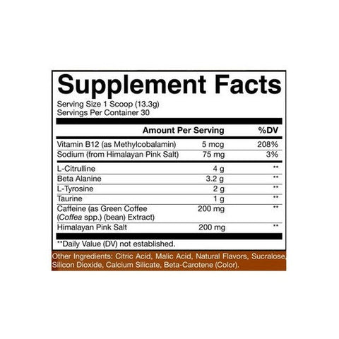 Raw Nutrition, CBUM Essential Pre-Workout Orange, 400 Grams Raw Nutrition