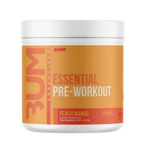 Raw Nutrition, CBUM Essential Pre-Workout Peach Mango, 400 Grams Raw Nutrition