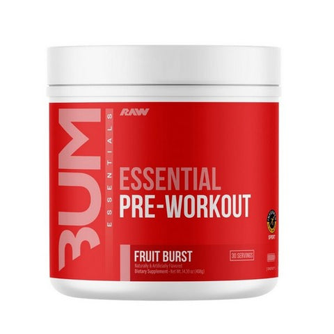 Raw Nutrition, CBUM Essential Pre-Workout Fruit Burst, 400 Grams Raw Nutrition
