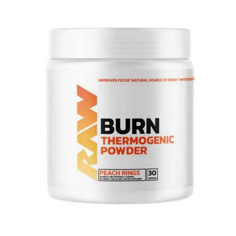 Raw Nutrition, Burn Peach Rings, 500 mg, 30 Servings Raw Nutrition
