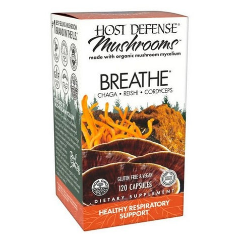 Host Defense, Breathe Capsules, 120 Count